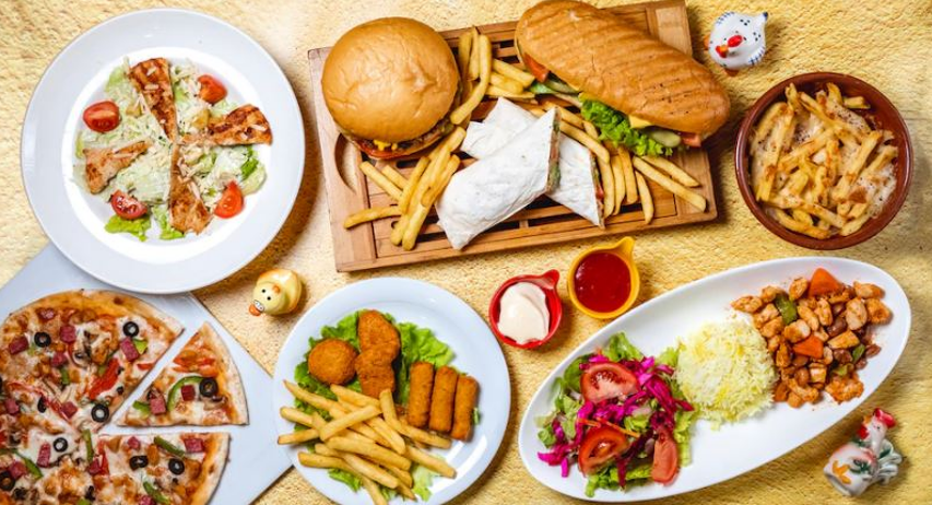 Fotografía que muestra algunos platos en los que se utiliza levadura nutricional para añadir sabor